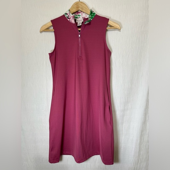 Tommy Bahama Golf Tennis Dress
Tropical Floral Collar Mauve
POCKETS Size XSP - Picture 1 of 6